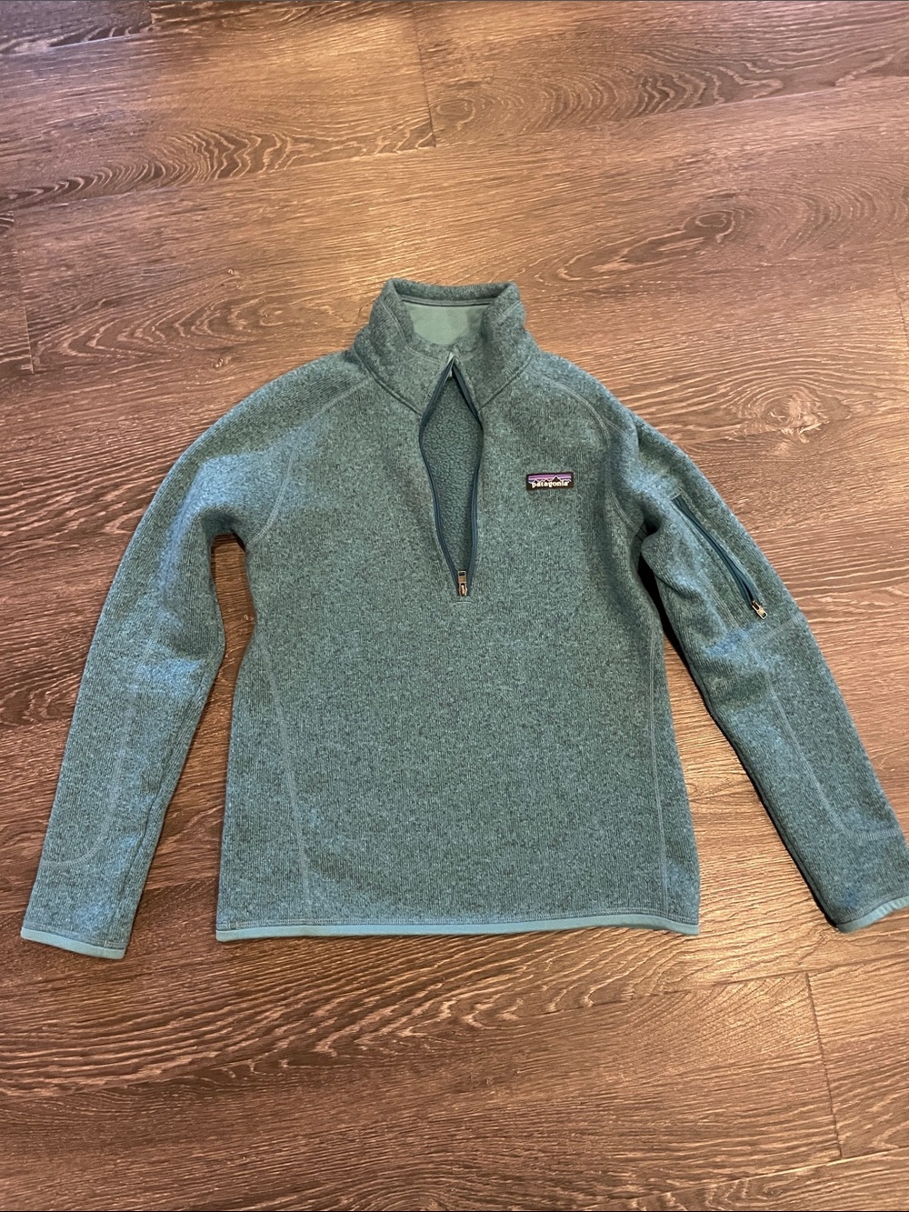 Patagonia Women’s Half-Zip Fleece Pullover - Teal Green